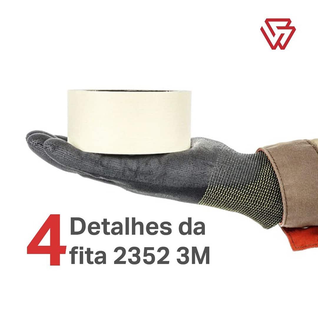 4 detalhes da Fita Crepe 2351